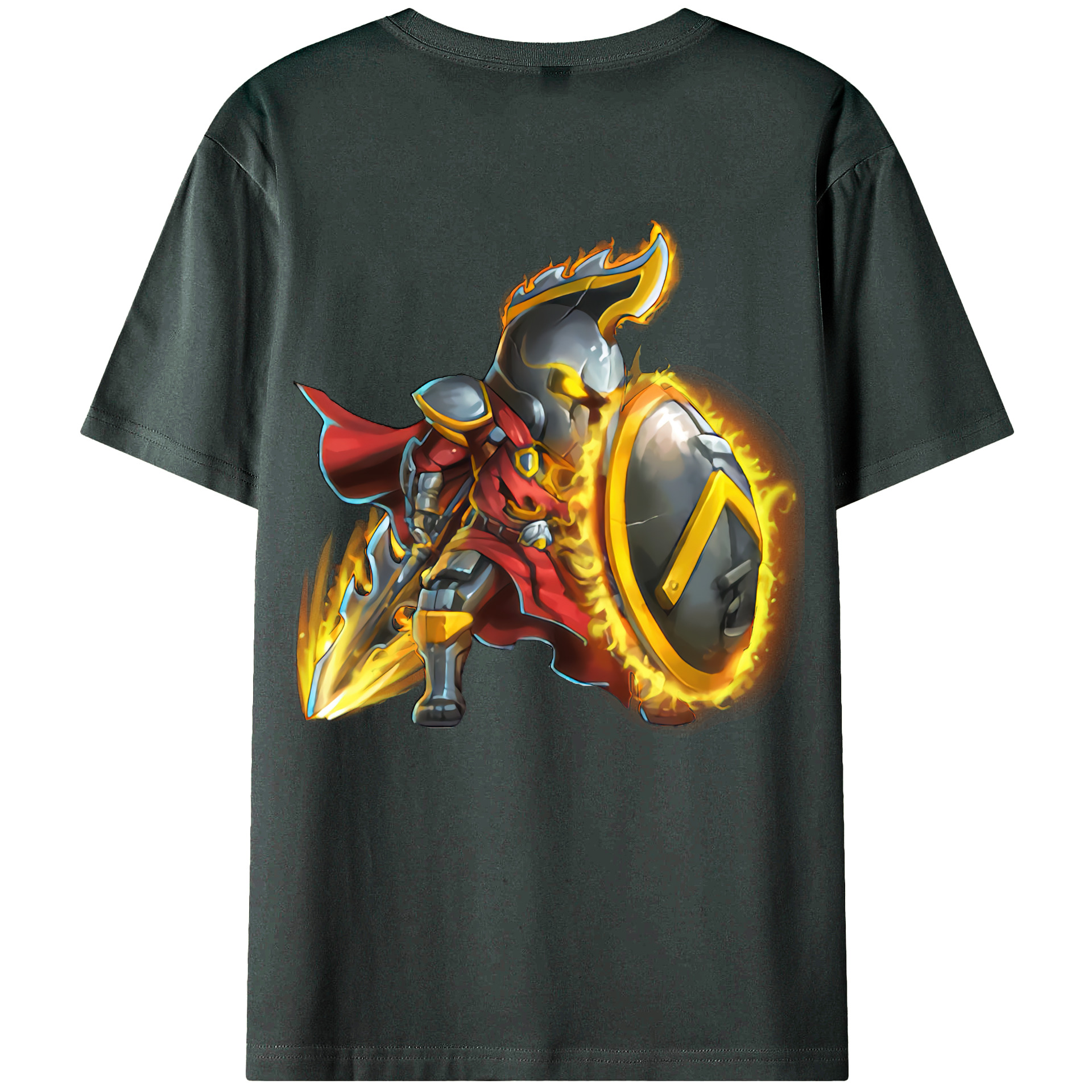（画像用） リーグ・オブ・レジェンド League of Legends LOL 綿100％ メンズ半袖Tシャツ（バックプリント） 通気性